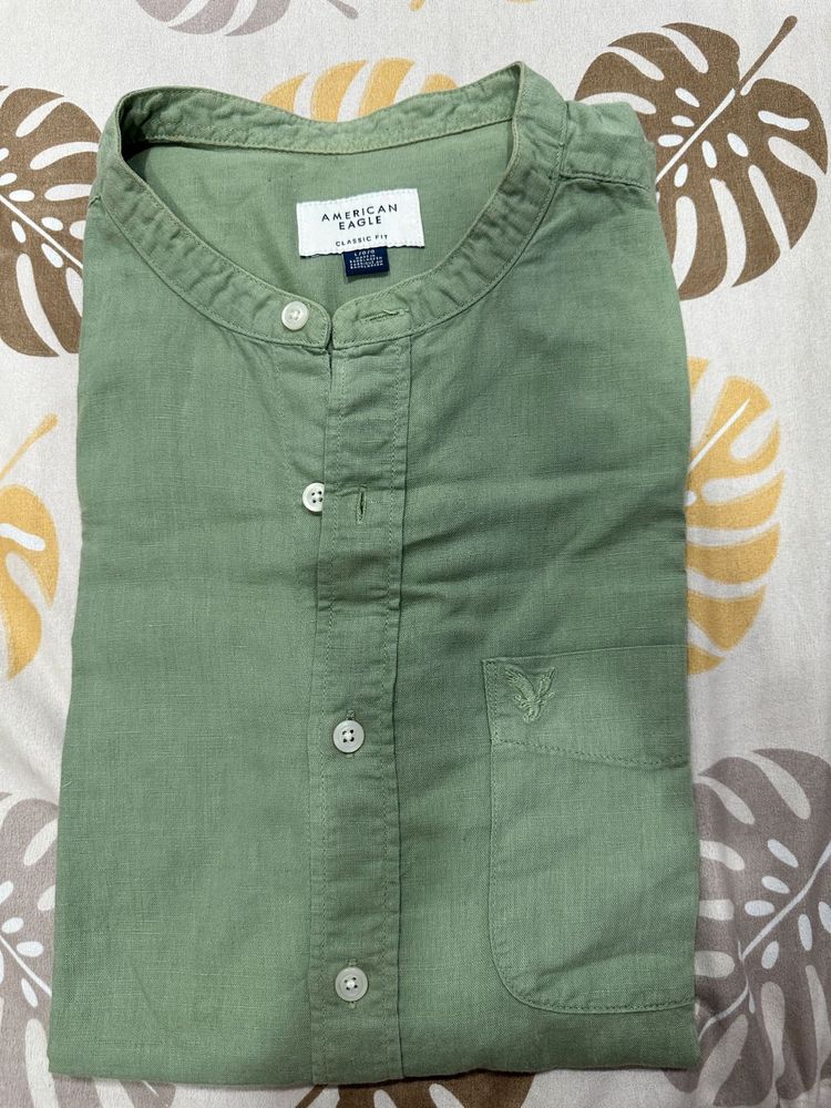 American Eagle Olive Shirt