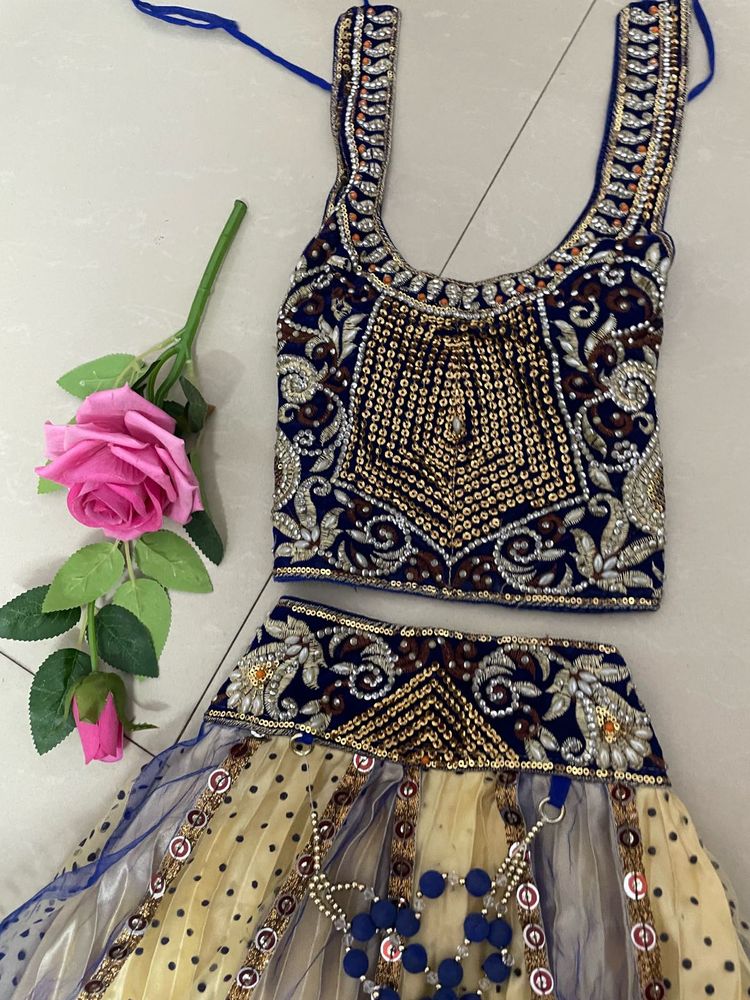 Combo Of 2 Lehnga For Baby Girls