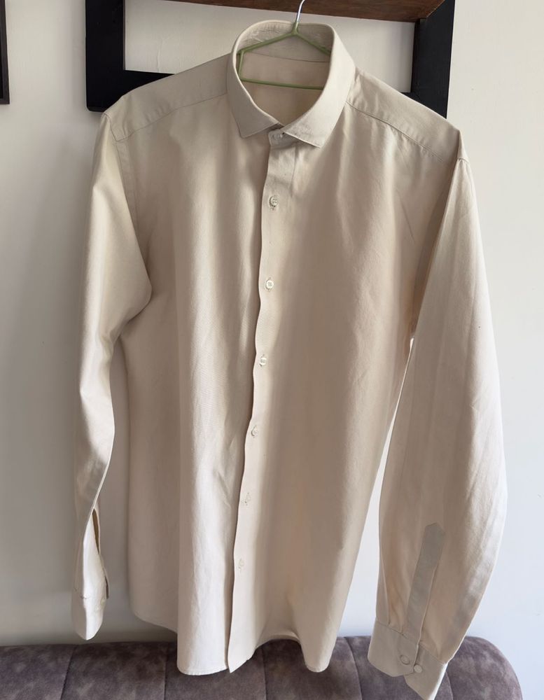 Men's Formal Beige Color Shirt