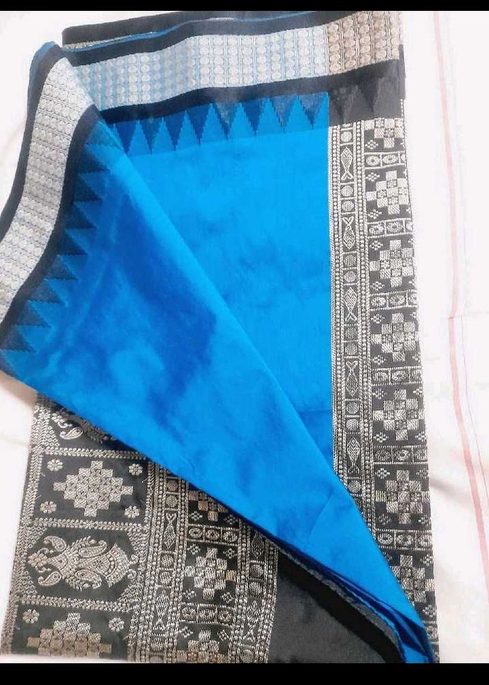 Banarasi Patta Blue Saree
