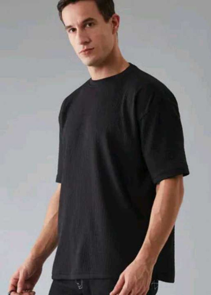 Men's Black Oversized T-Shirt