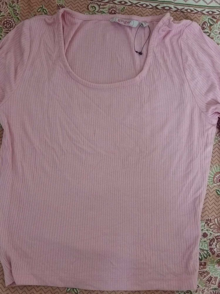 Viscose Pink Top