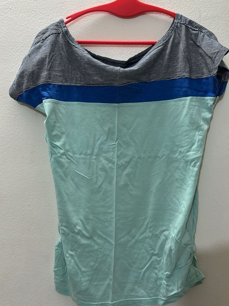 Striped Colorblock Top