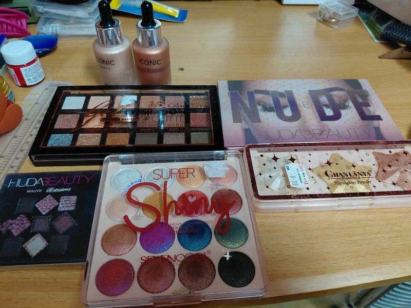 Used Makeup Palettes Bundle