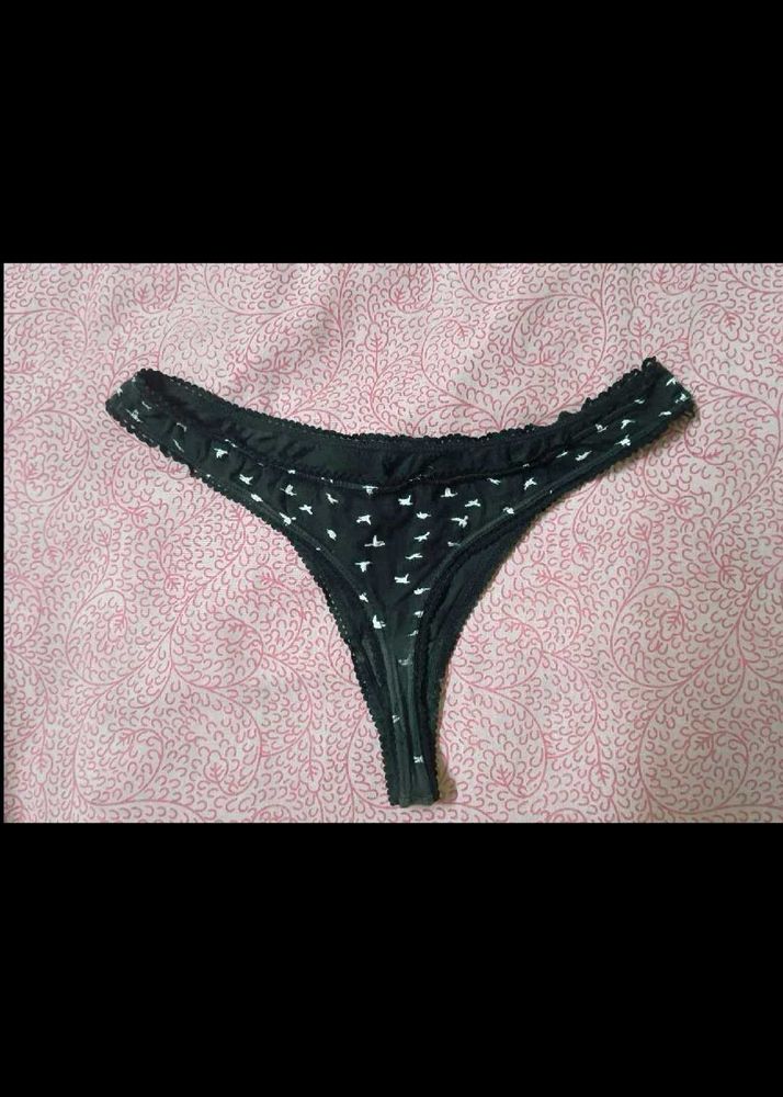 Cute Black Thong