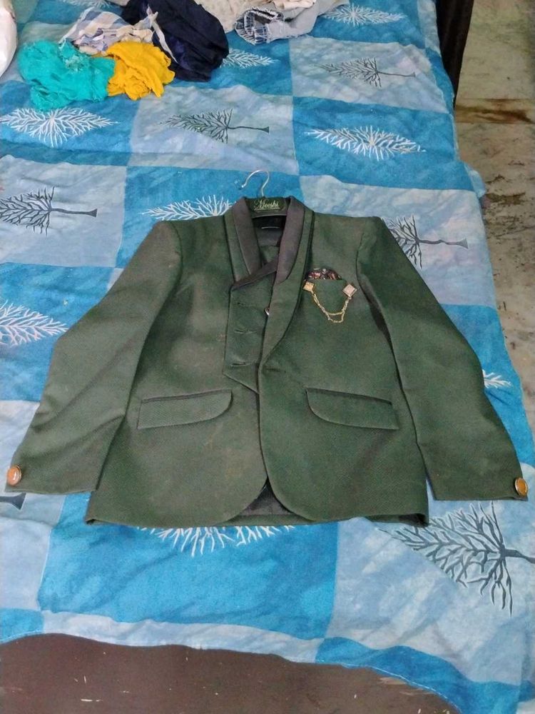 Green Coat Pant