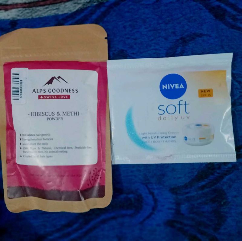 Alps Goodness &amp; Nivea Cream