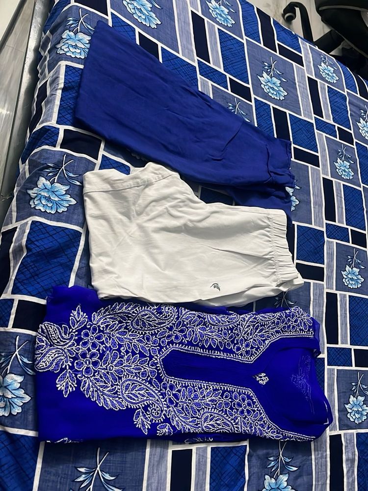 Lucknavi kurta set with inner