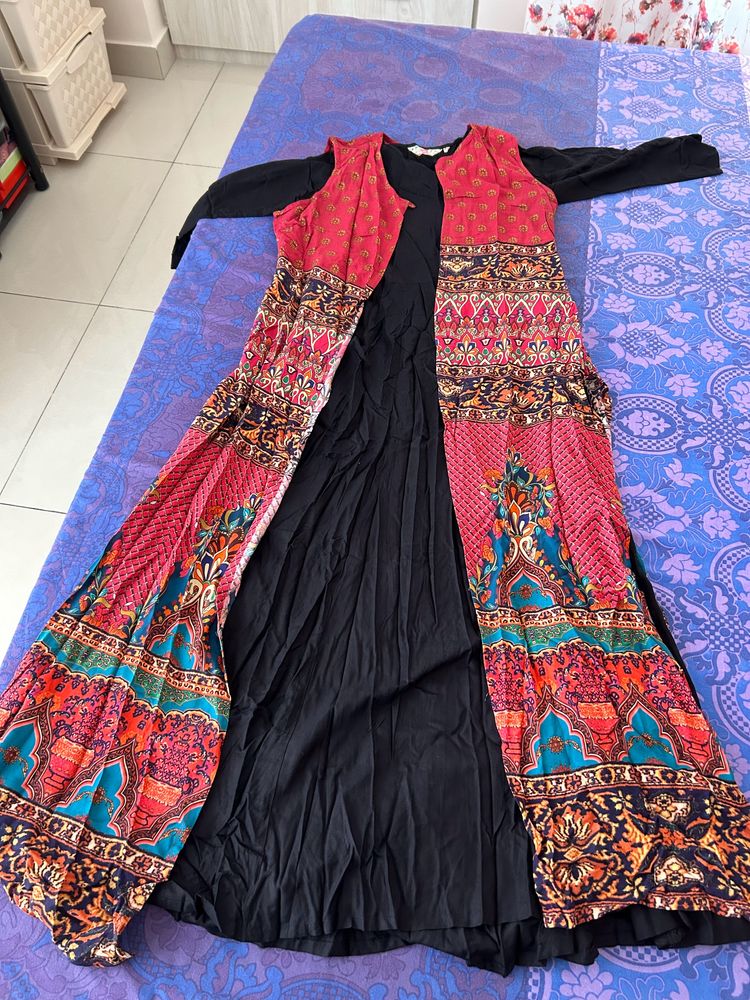 Shree Ethnic Gown With Jacket