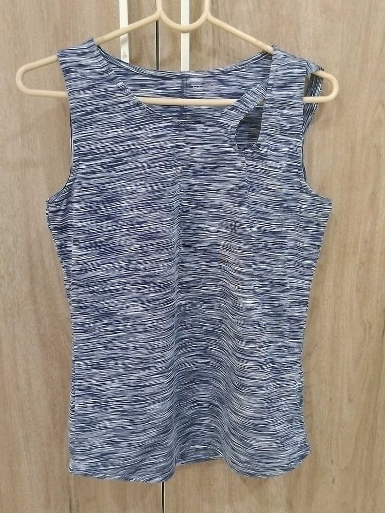 Studiofit Blue Space Dye Tank Top