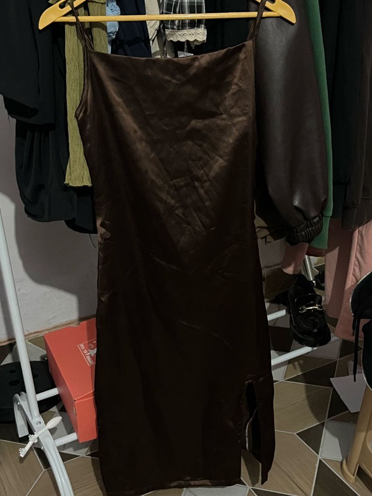 custom satin dress