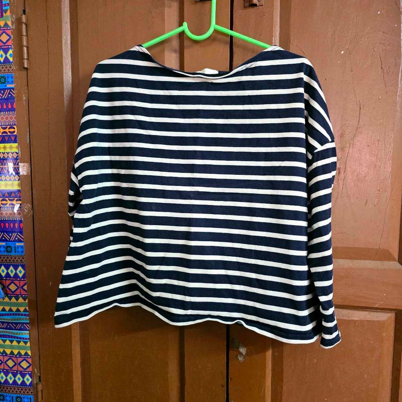 Striped Long Sleeve Top
