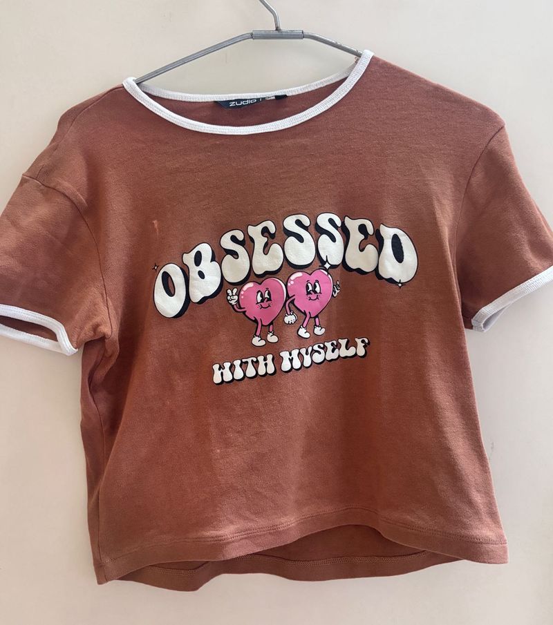 Cute Graphic Print Tee