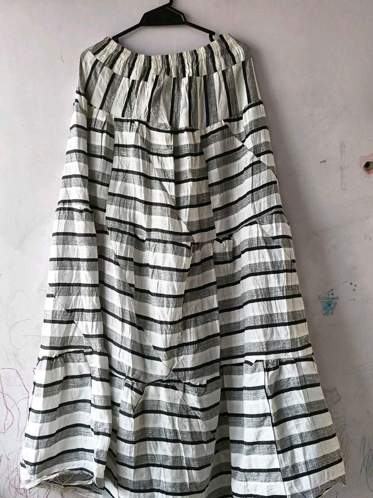Striped Maxi Skirt