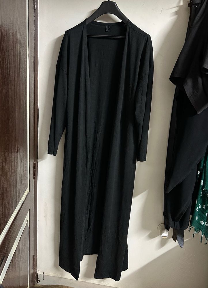 Black Long Cardigan