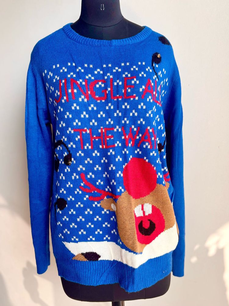 Fun Christmas Sweaterwith bells