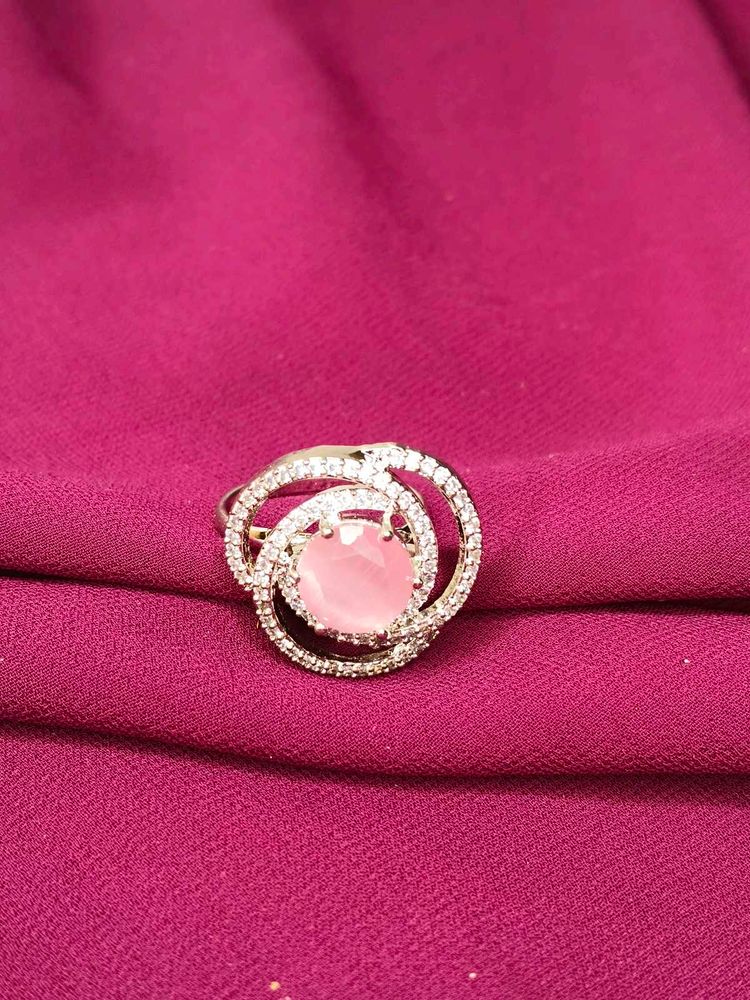 Pink Stone Ring
