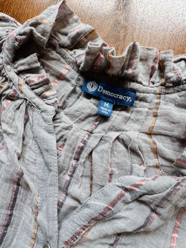 Democracy Striped Shirt - M