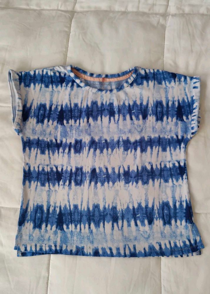 Blue Tye N Dye Top