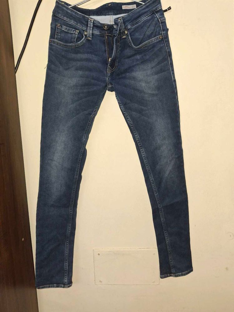 Dark Blue Denim Jeans