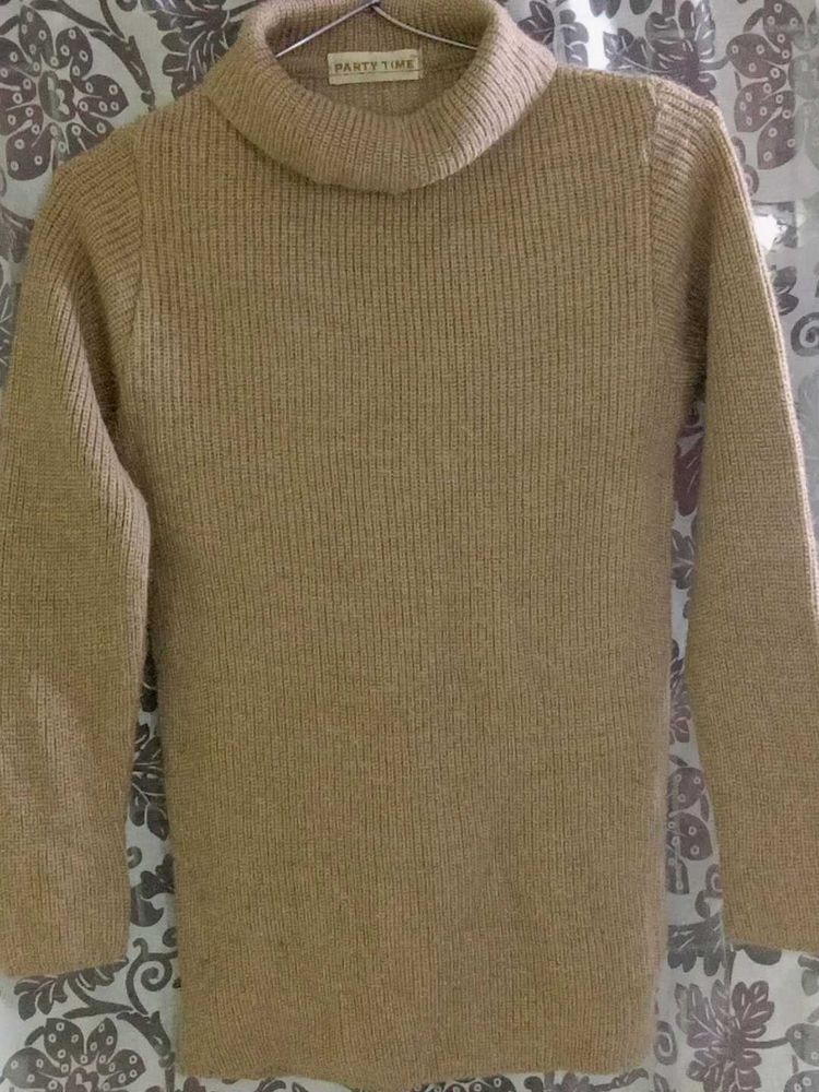 Beige Sweater For Women .