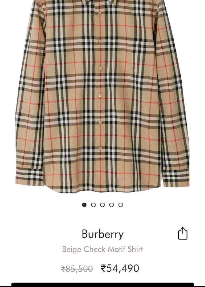 Burberry &amp; Fred Perry Shirt 👕 MRP 8550