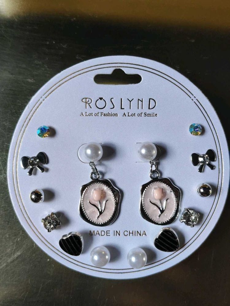 Roslynd Earring- New set of 7 pair