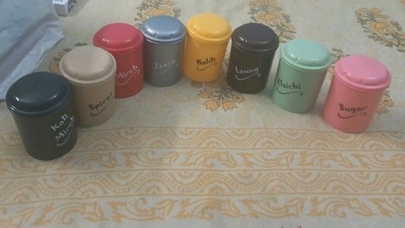 Spice Jar Set - Colorful &amp; Convenient
