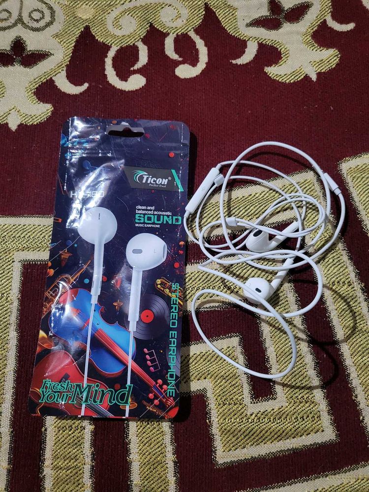 Ticon HX 180 Stereo Earphone