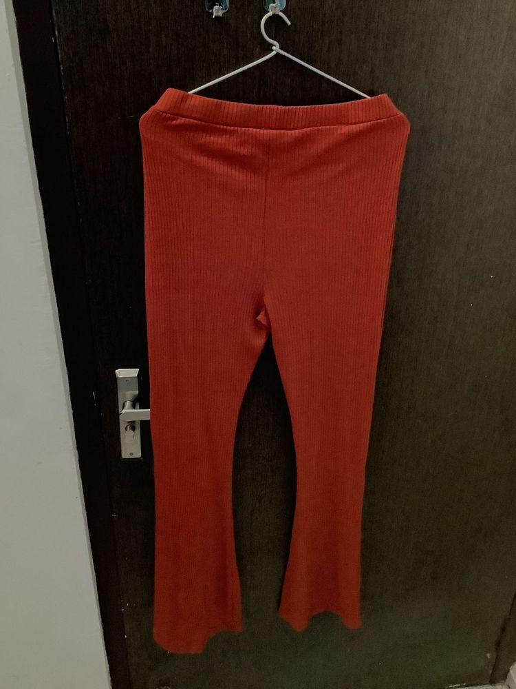 Ribbed Flare Bottom
