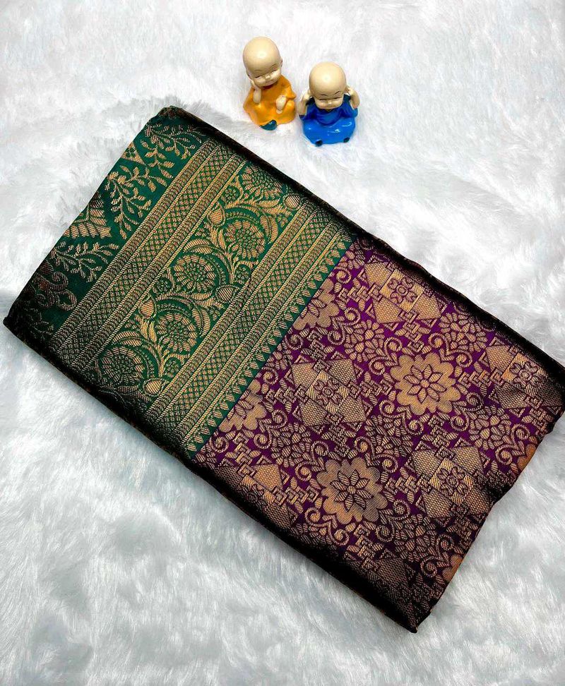 Elegant Banarasi Saree with Running Blouse
