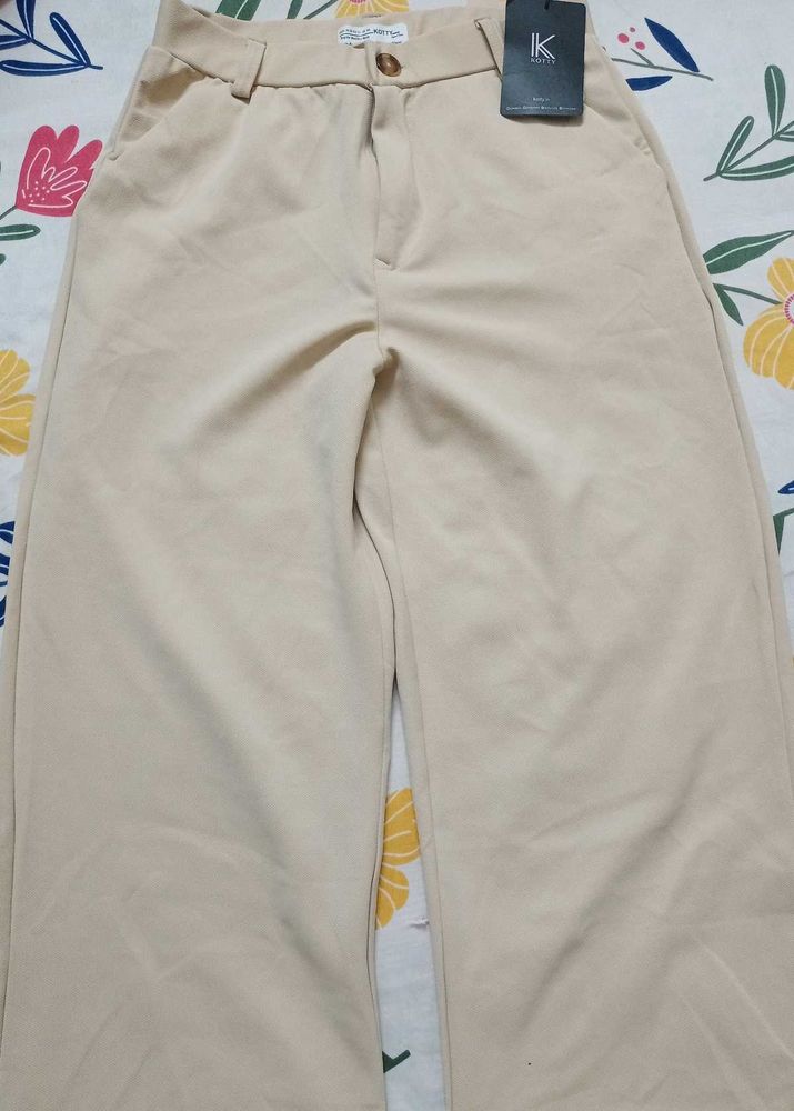 Beige Trouser