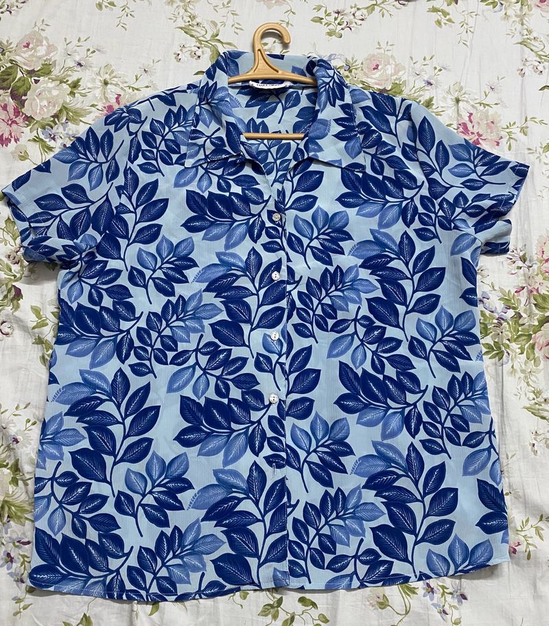 Oversized Shirt With Beautiful Prints