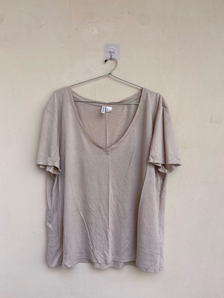 V-neck jersey top