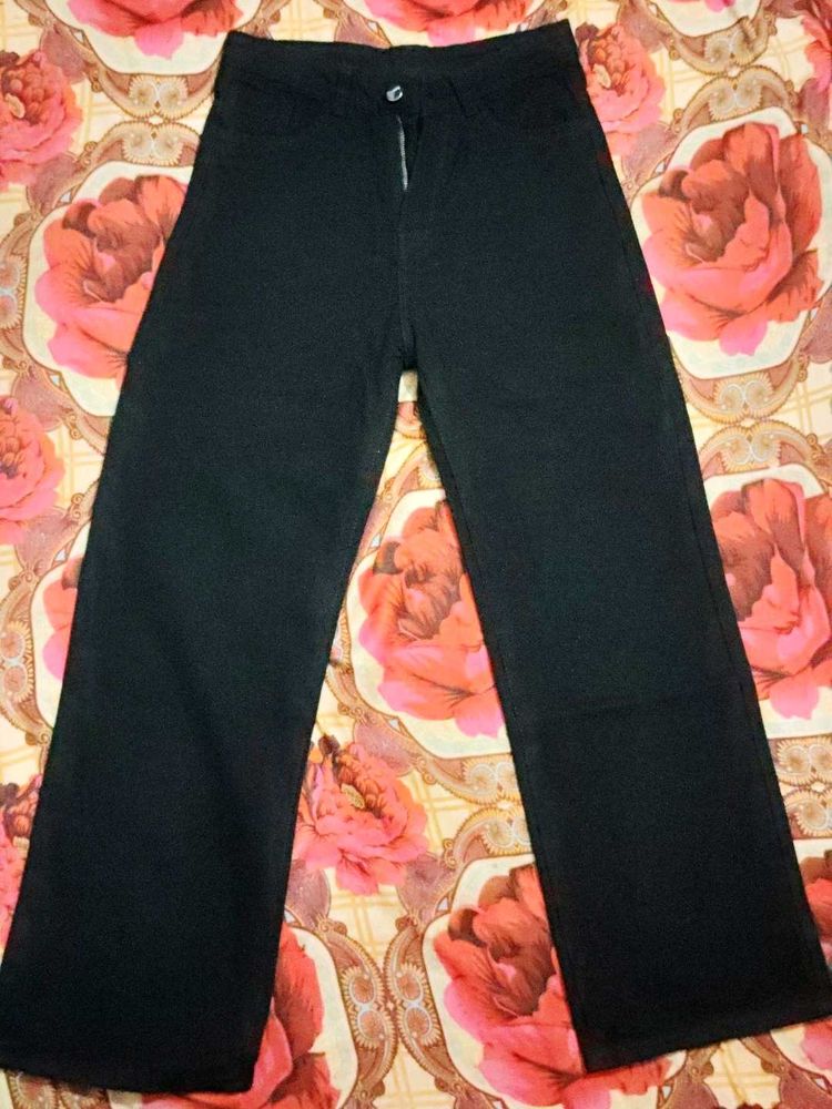 Wide Leg Black Pants