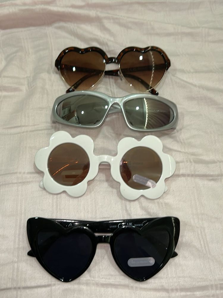 4 Pairs Of Glasses From Flying Tiger And H&amp;M