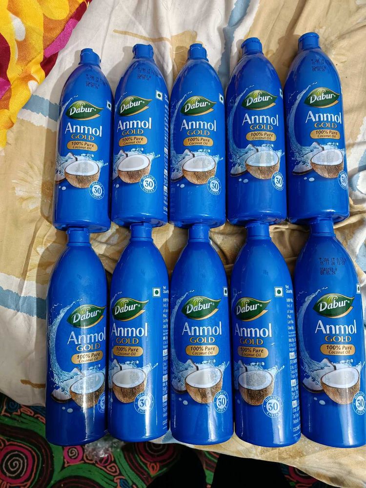 Dabur  Anmol Gold Coconut Oil Pack Of 3