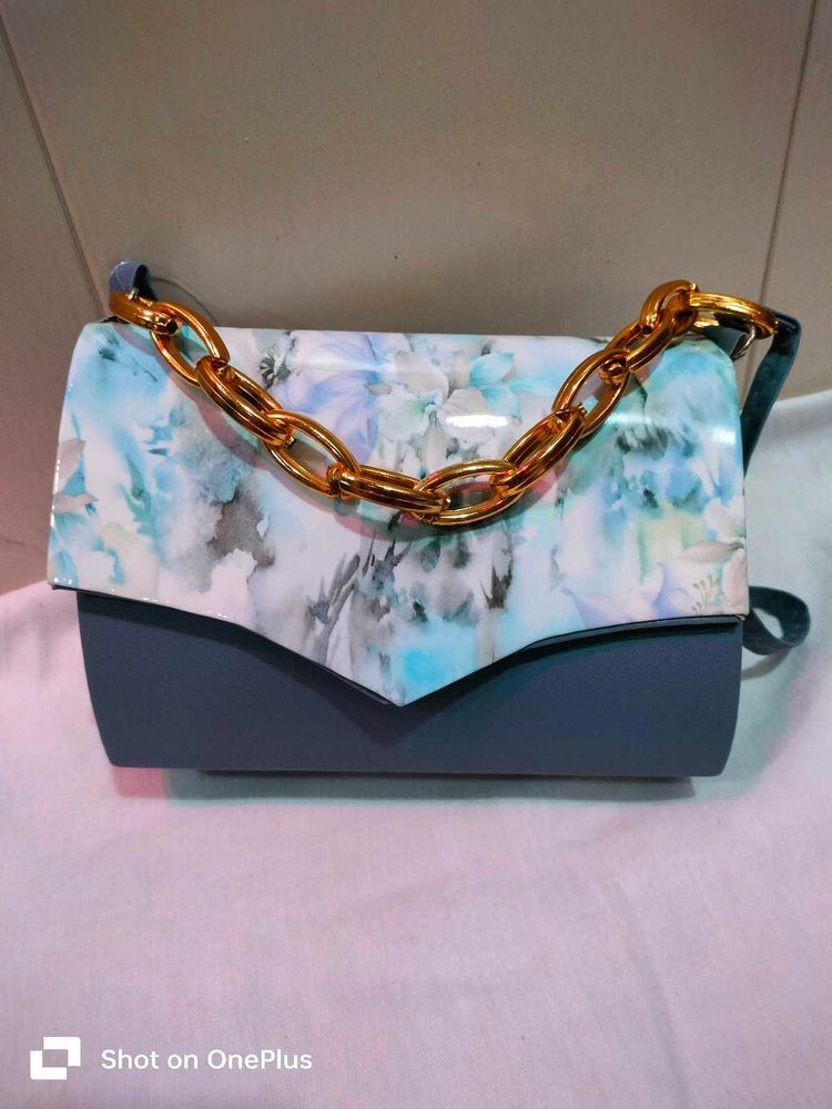 Only Cash Buy Floral Clutch with Chain