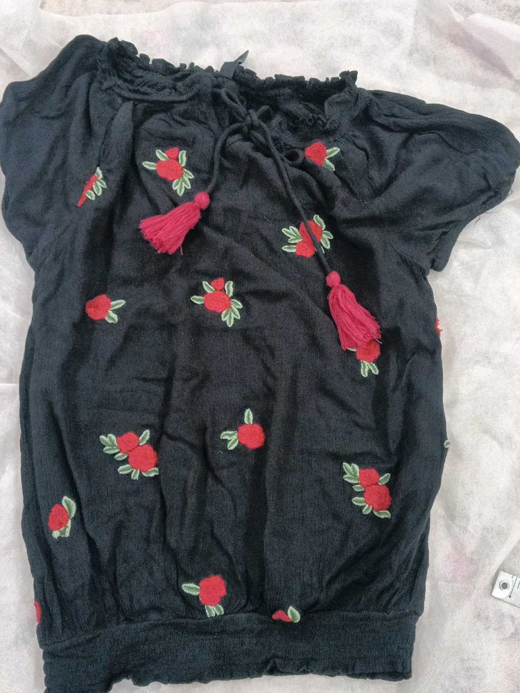 Girls Embroidery Top