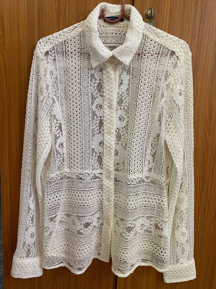 Tommy Hilfiger Blouse With Lace Detail