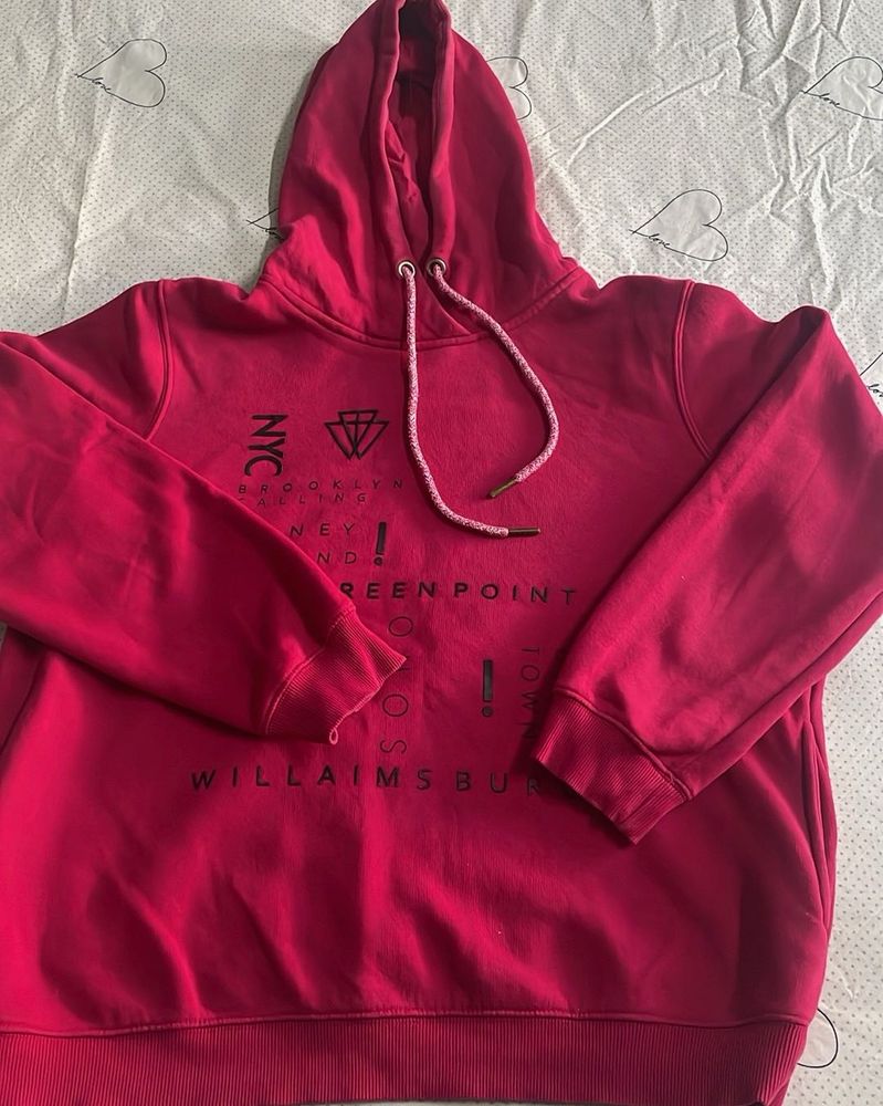 Madame Hot Pink women Graphic Hoodie
