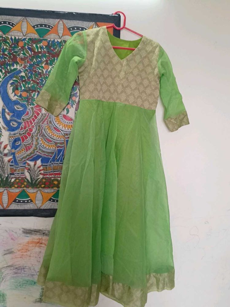 Green Ethnic Gown