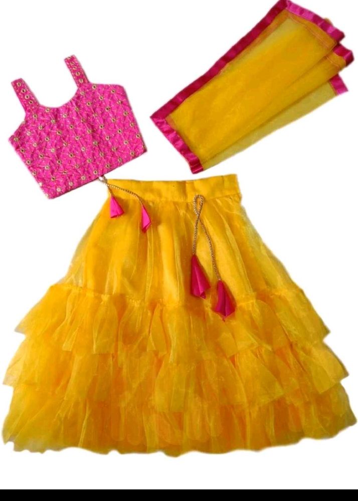 Girls Lehenga Choli Set