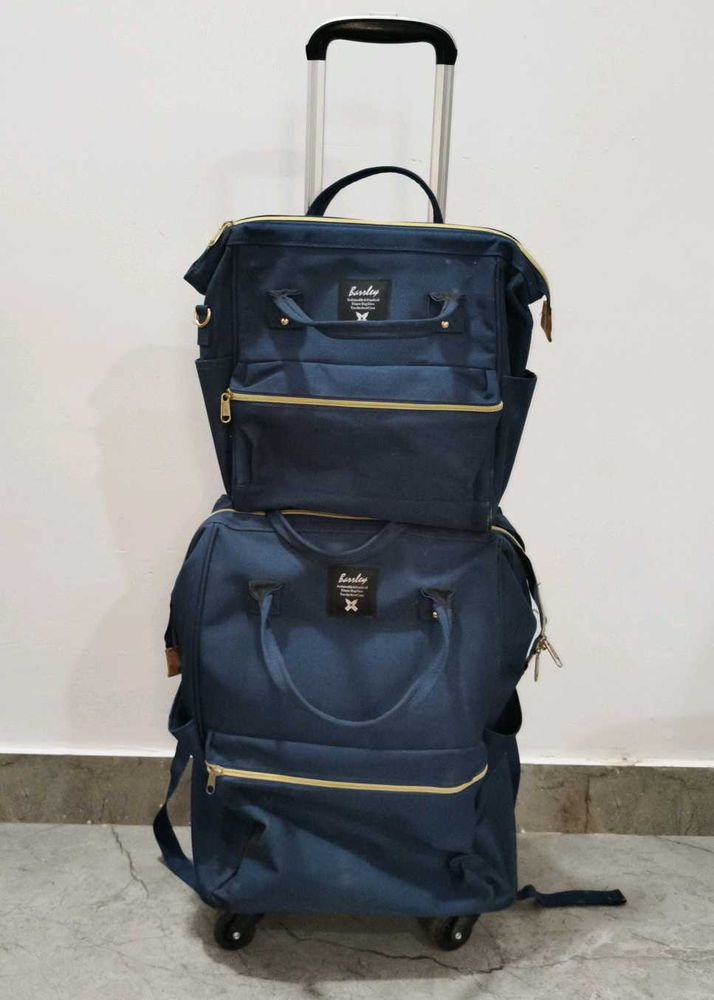 Mother Rolling Backpack  2 Piece Set