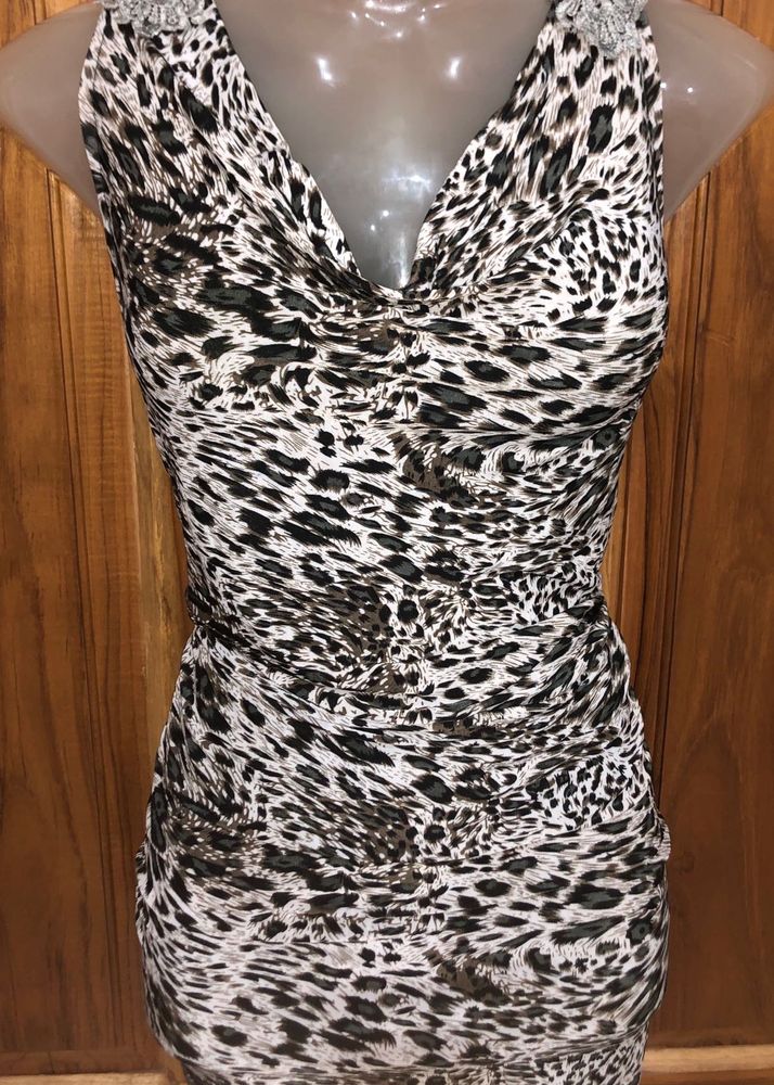 Leopard Print Mini Dress