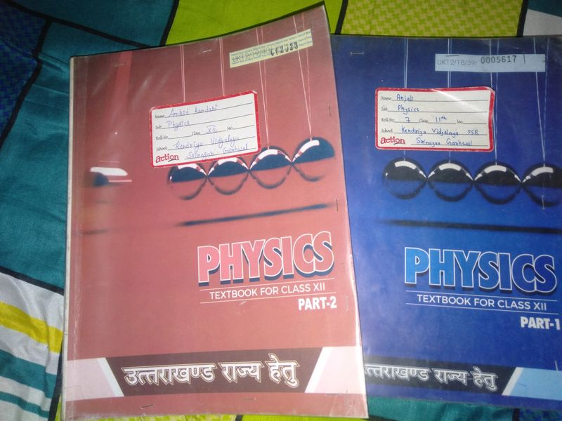Class 12th Physics NCERT CBSE Textbook Physics Part 1 Part 2 Both