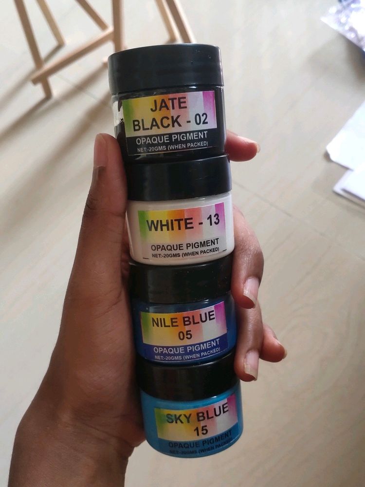 Resin opaque pigment