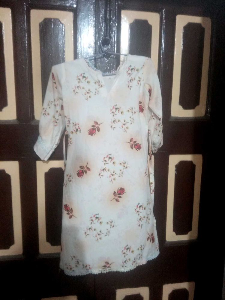 Floral  A line Printed Kurta