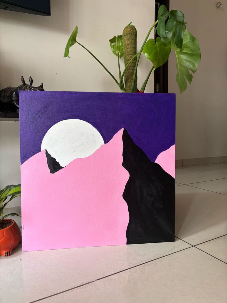 Mountain Landscape Canvas Painting