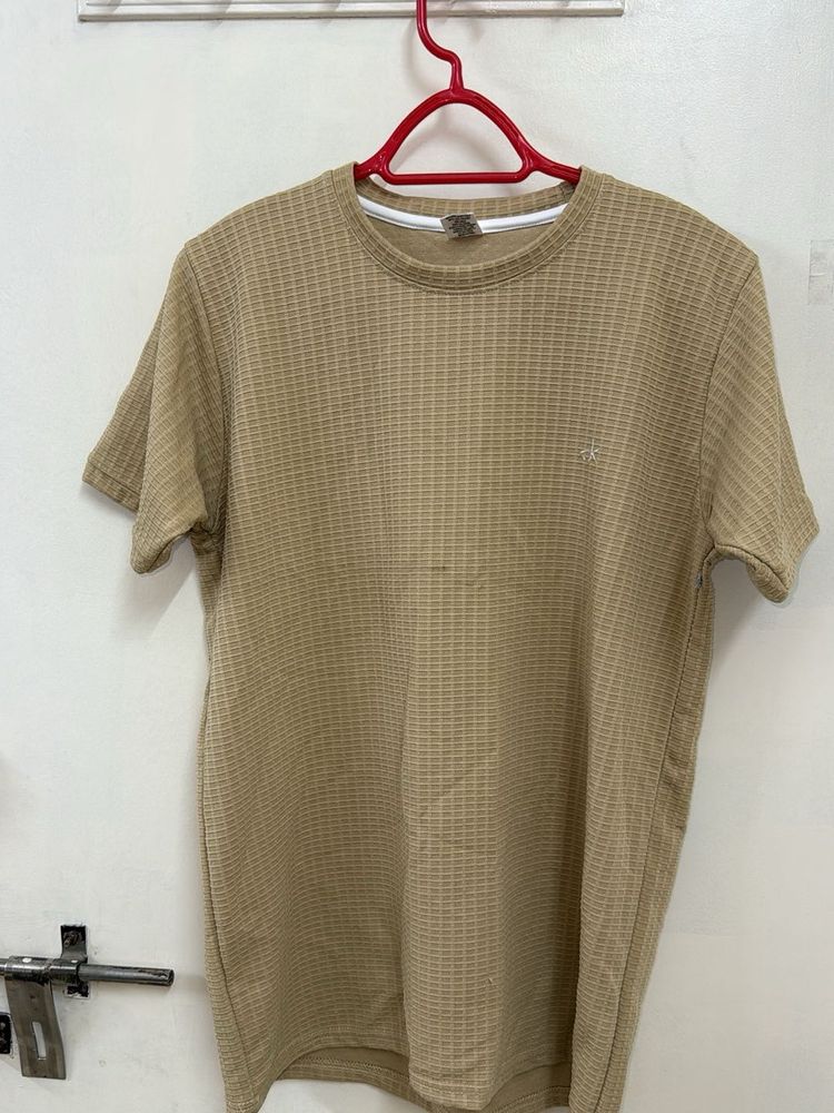 Mens’ Tshirt In Nude Colour